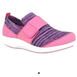 NEW Alegria QWIK Pink & Purple Comfortable Velcro Sneakers